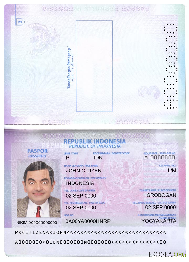 Passeport indonésien version 2